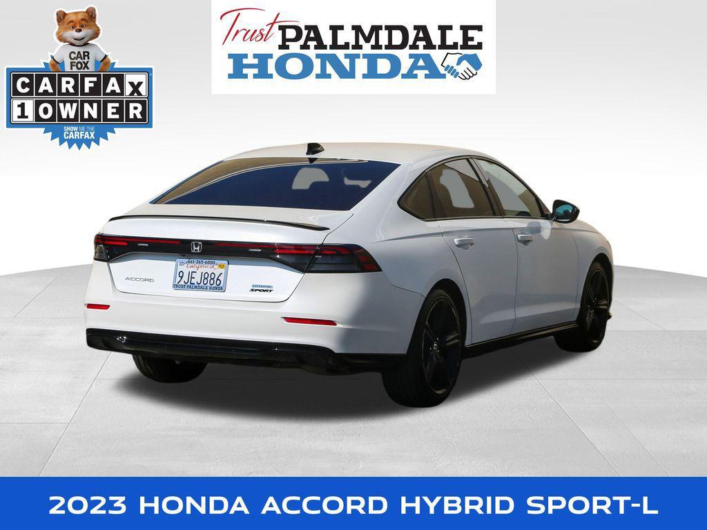 used 2023 Honda Accord Hybrid car, priced at $27,651