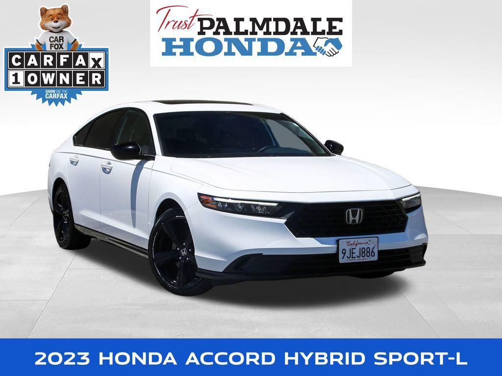 used 2023 Honda Accord Hybrid car, priced at $27,651
