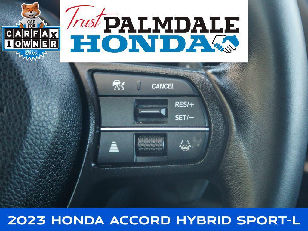 used 2023 Honda Accord Hybrid car, priced at $24,558