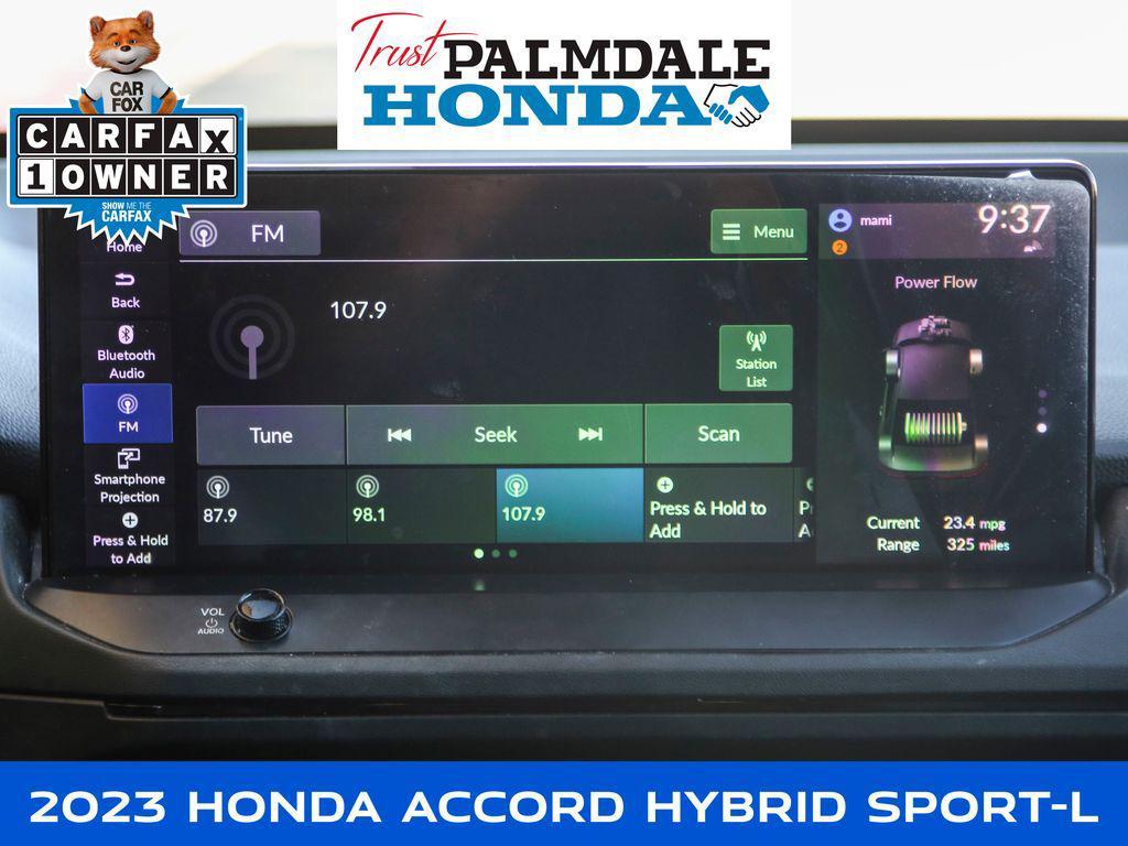 used 2023 Honda Accord Hybrid car, priced at $27,651
