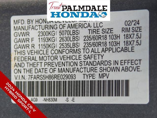 used 2024 Honda CR-V Hybrid car