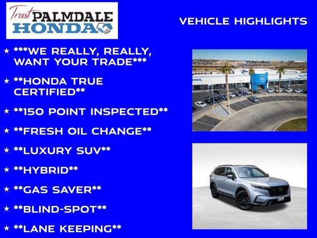 used 2024 Honda CR-V Hybrid car, priced at $34,991