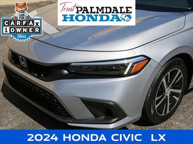 used 2024 Honda Civic car, priced at $24,991