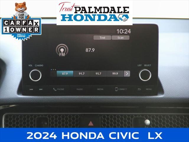 used 2024 Honda Civic car, priced at $24,991