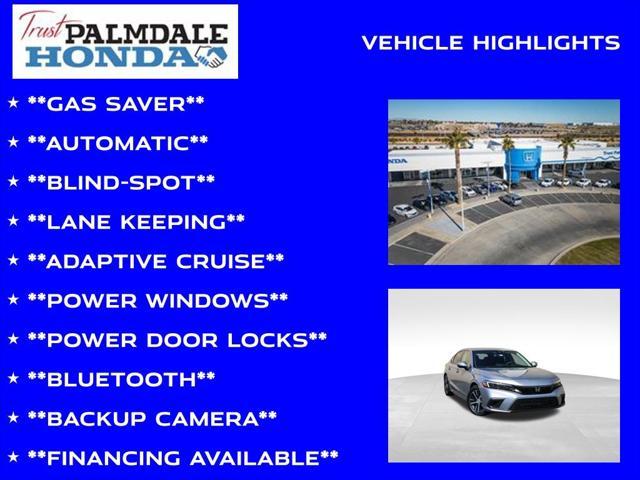used 2024 Honda Civic car, priced at $24,991