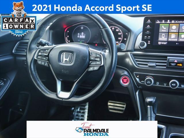 used 2021 Honda Accord car, priced at $25,991