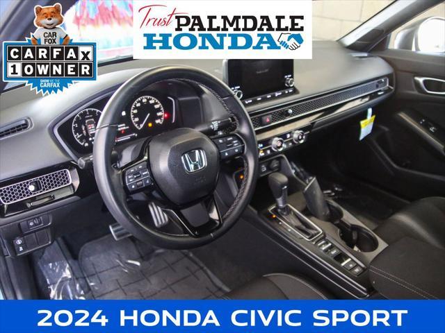 used 2024 Honda Civic car, priced at $26,991