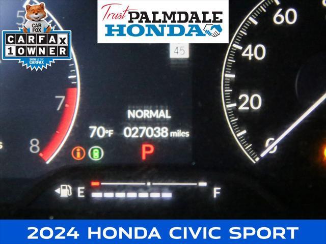 used 2024 Honda Civic car, priced at $26,991