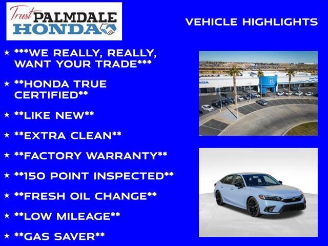 used 2024 Honda Civic car, priced at $26,991