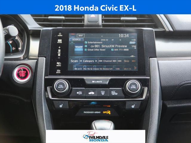 used 2018 Honda Civic car, priced at $19,791