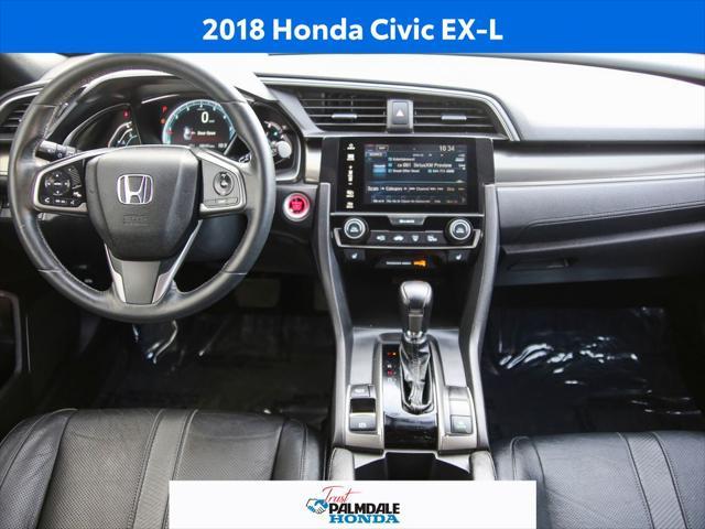 used 2018 Honda Civic car, priced at $19,791