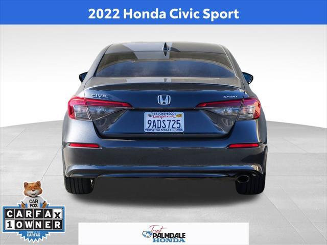 used 2022 Honda Civic car, priced at $20,901