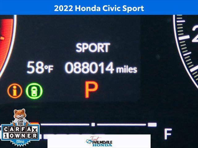 used 2022 Honda Civic car, priced at $20,901