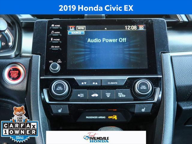 used 2019 Honda Civic car, priced at $15,795