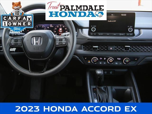 used 2023 Honda Accord car, priced at $25,391