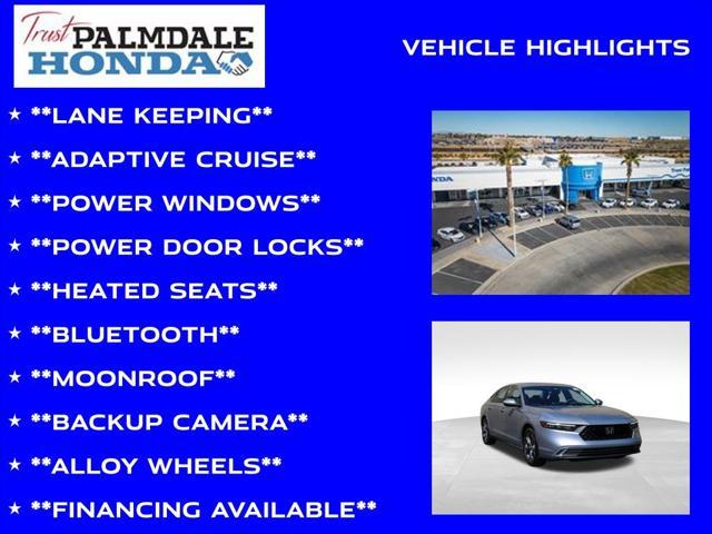 used 2023 Honda Accord car, priced at $25,391