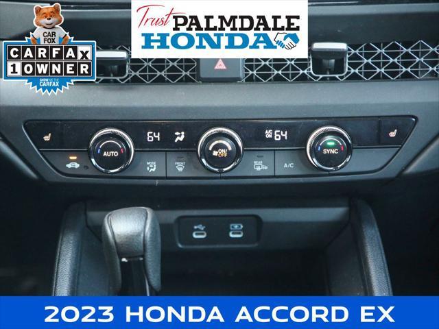used 2023 Honda Accord car, priced at $25,391