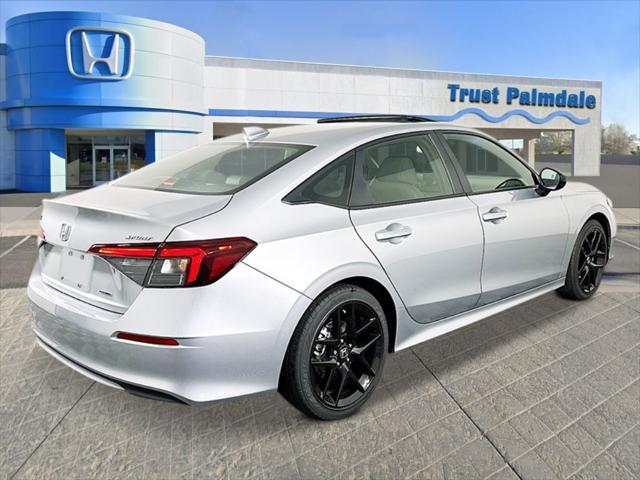 new 2025 Honda Civic Hybrid car, priced at $30,100
