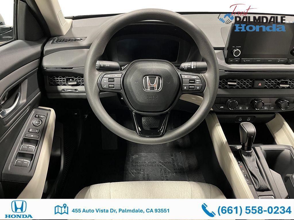 new 2025 Honda Accord car, priced at $30,710
