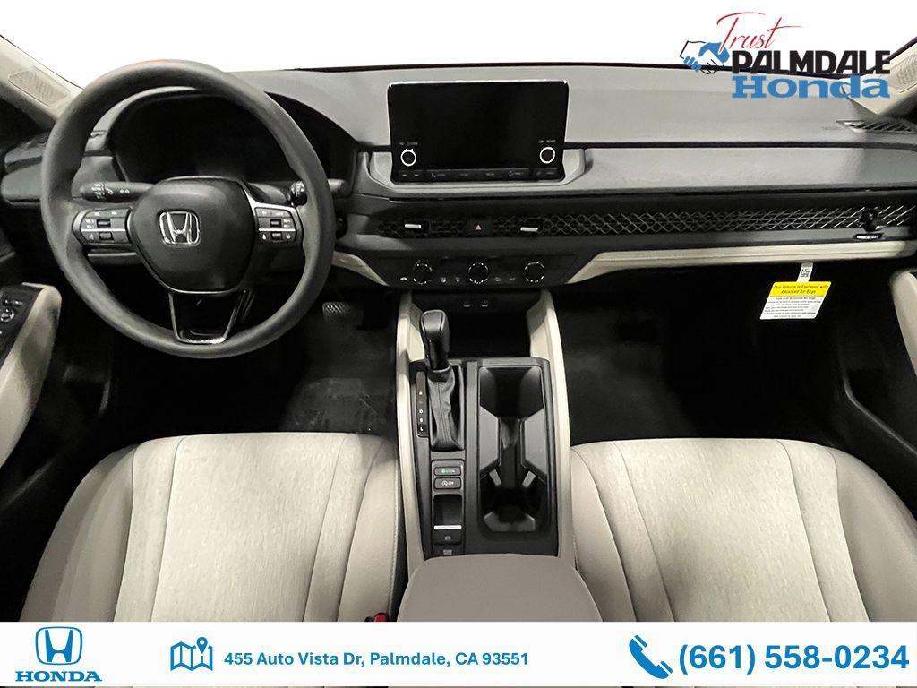 new 2025 Honda Accord car, priced at $30,710