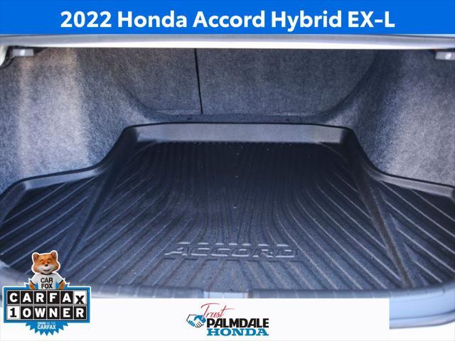 used 2022 Honda Accord Hybrid car, priced at $27,751