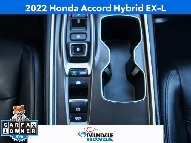 used 2022 Honda Accord Hybrid car, priced at $27,751