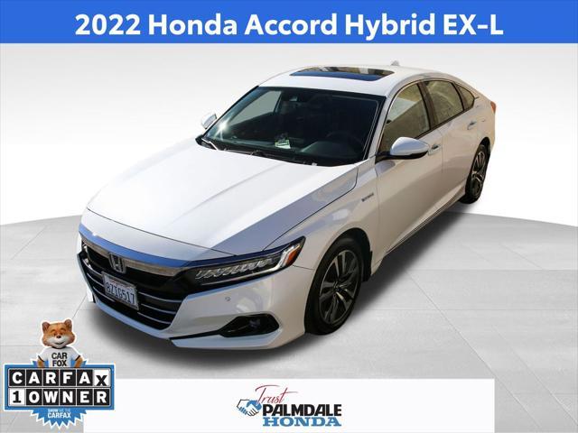 used 2022 Honda Accord Hybrid car, priced at $27,751