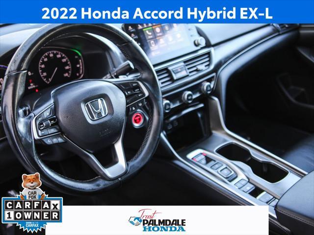 used 2022 Honda Accord Hybrid car, priced at $27,751