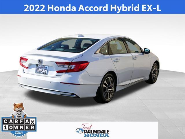 used 2022 Honda Accord Hybrid car, priced at $27,751