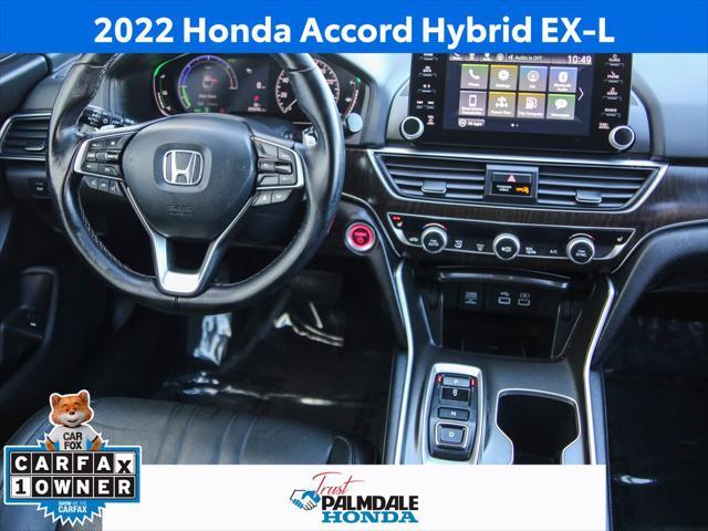 used 2022 Honda Accord Hybrid car, priced at $27,751