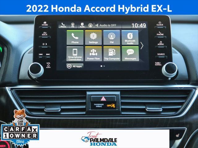 used 2022 Honda Accord Hybrid car, priced at $27,751