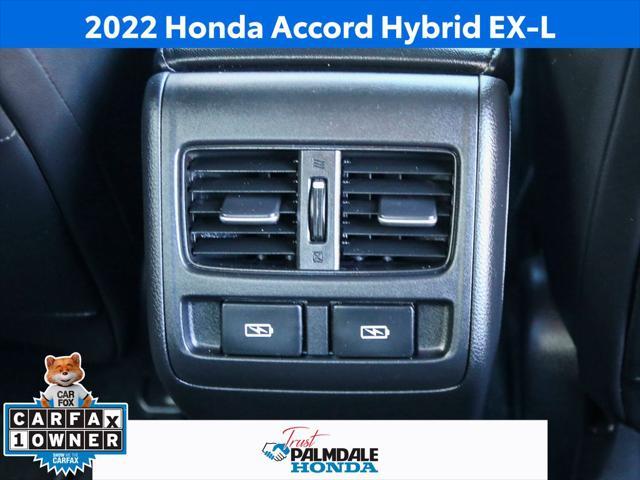 used 2022 Honda Accord Hybrid car, priced at $27,751