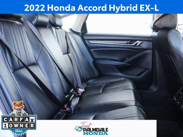 used 2022 Honda Accord Hybrid car, priced at $27,751