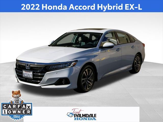 used 2022 Honda Accord Hybrid car, priced at $27,751