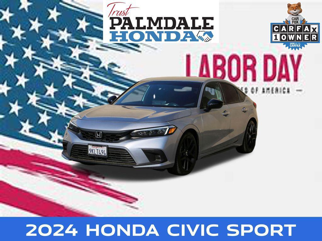 used 2024 Honda Civic car, priced at $23,863