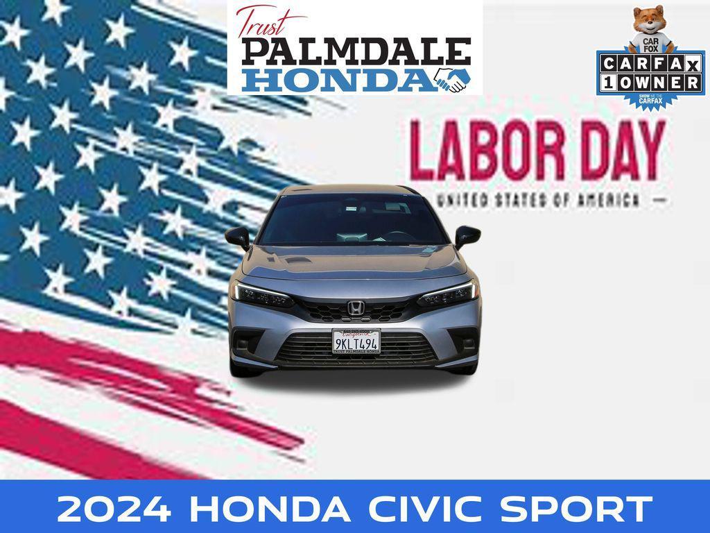 used 2024 Honda Civic car, priced at $23,863