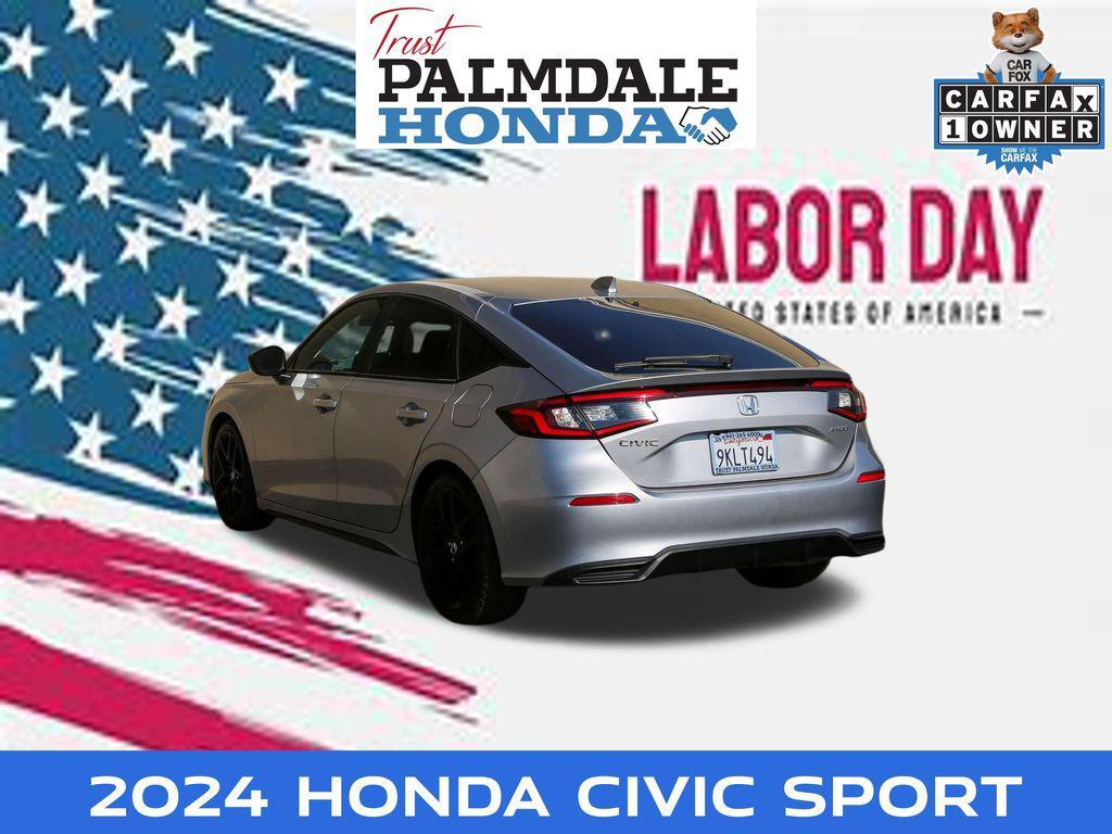used 2024 Honda Civic car, priced at $23,863
