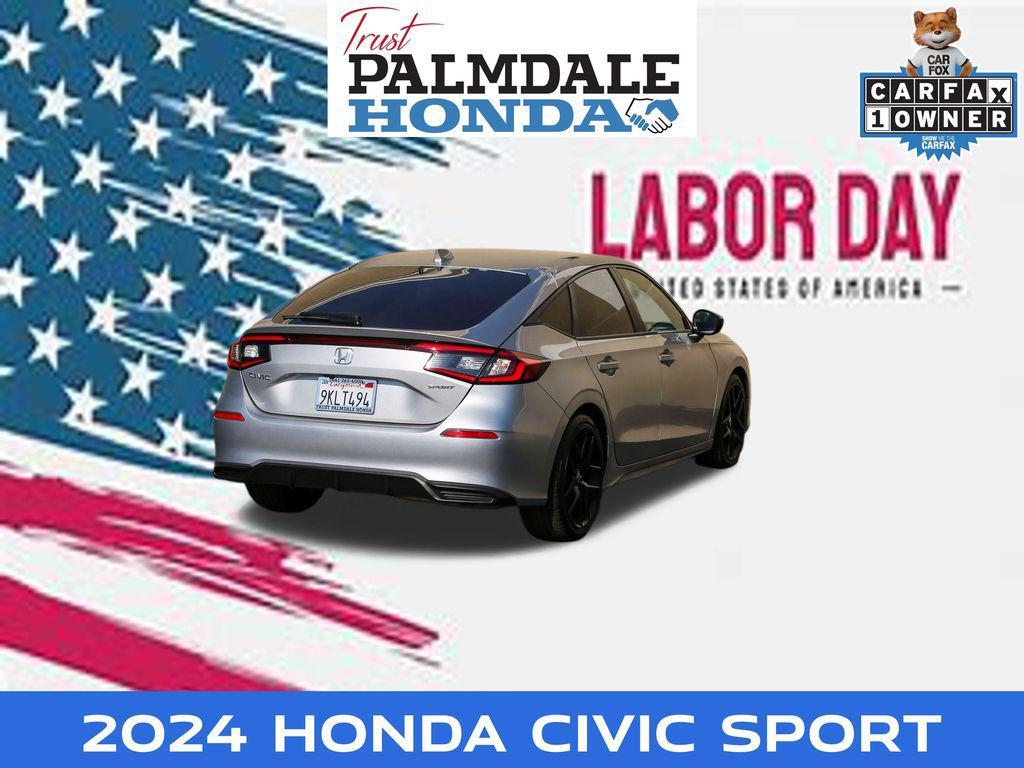 used 2024 Honda Civic car, priced at $23,863