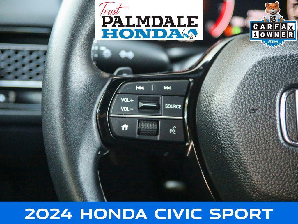 used 2024 Honda Civic car, priced at $23,863