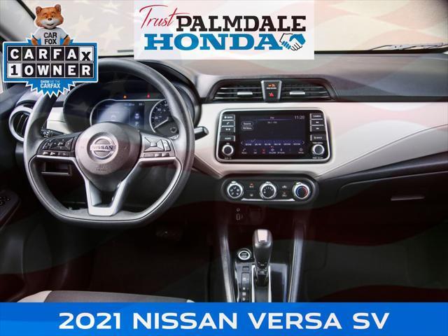 used 2021 Nissan Versa car, priced at $14,341