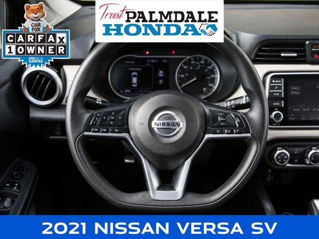 used 2021 Nissan Versa car, priced at $14,757