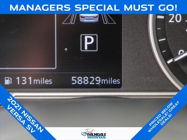 used 2021 Nissan Versa car, priced at $12,991