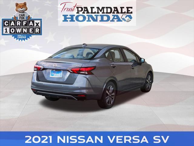 used 2021 Nissan Versa car, priced at $14,341