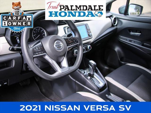 used 2021 Nissan Versa car, priced at $14,757