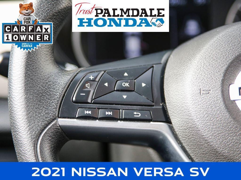 used 2021 Nissan Versa car, priced at $14,533
