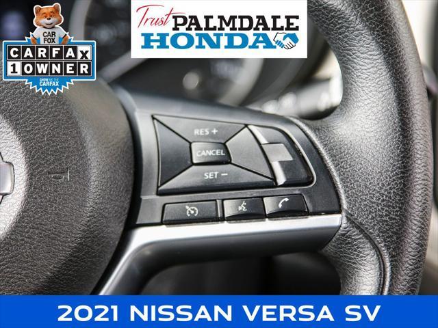 used 2021 Nissan Versa car, priced at $14,757