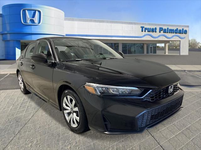 new 2025 Honda Civic car, priced at $25,400