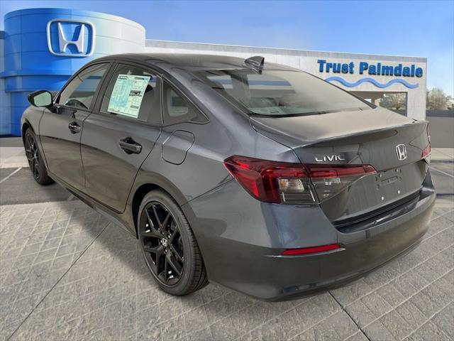 new 2025 Honda Civic car, priced at $27,400