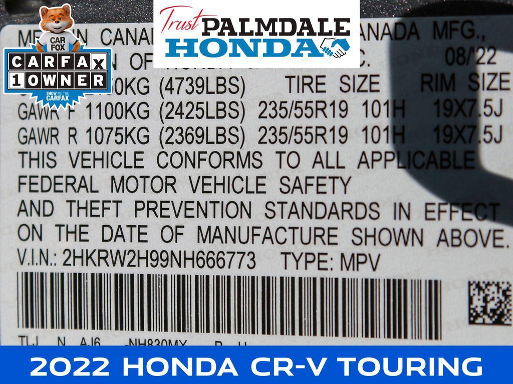 used 2022 Honda CR-V car, priced at $30,874