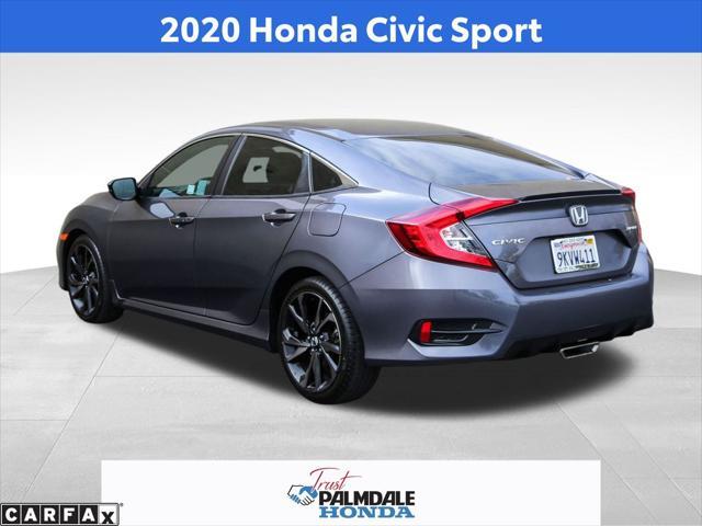 used 2020 Honda Civic car, priced at $20,527